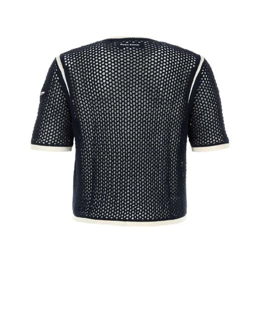 Adidas Black Crochet T Shirt for men