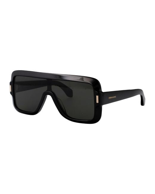 Ferragamo Black Sunglasses