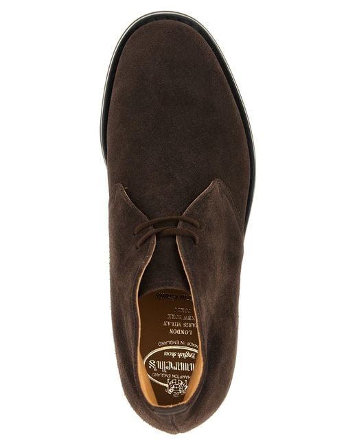 Iglesia's Botas de tobillo 'Ryder 3 LW' Church's de hombre de color Brown