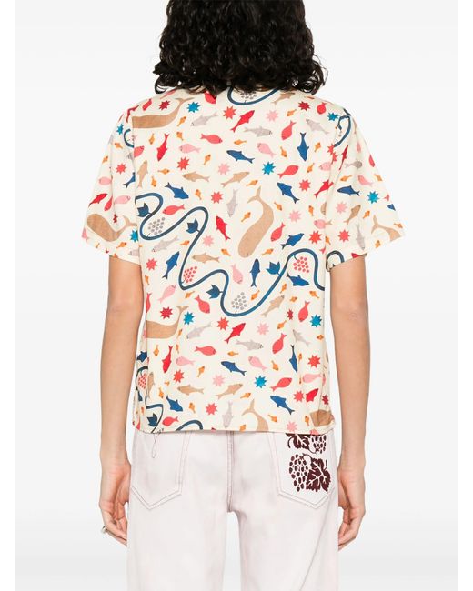 Filson White W's S/S Twill Camp Shirt