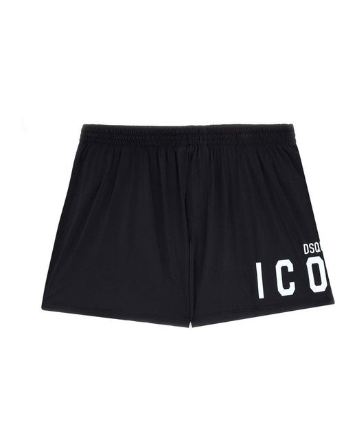 DSquared² Black Boxer "Symbol"