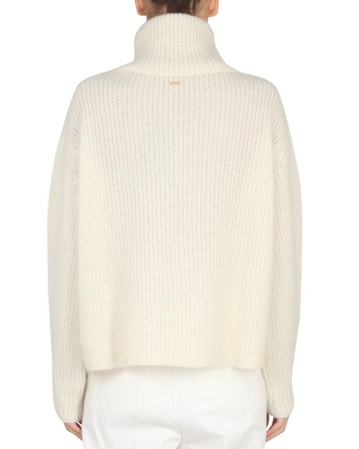 Boss White Turtleneck Jersey