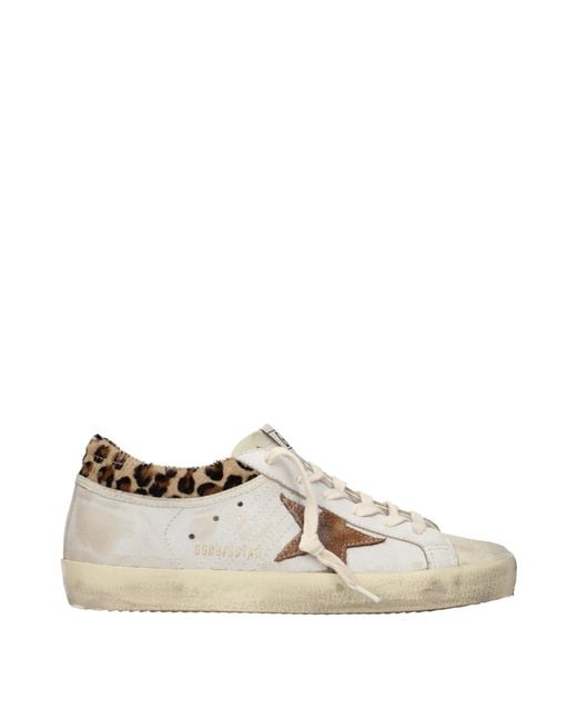 Golden Goose Deluxe Brand Natural Superstar Donna Leather Sneakers