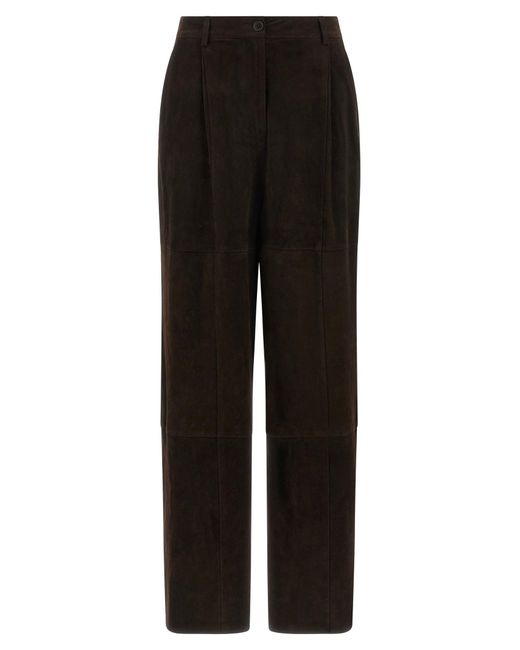 P.A.R.O..H.-Monet25W Pantaloni Marrone-Donna di P.A.R.O.S.H. in Black