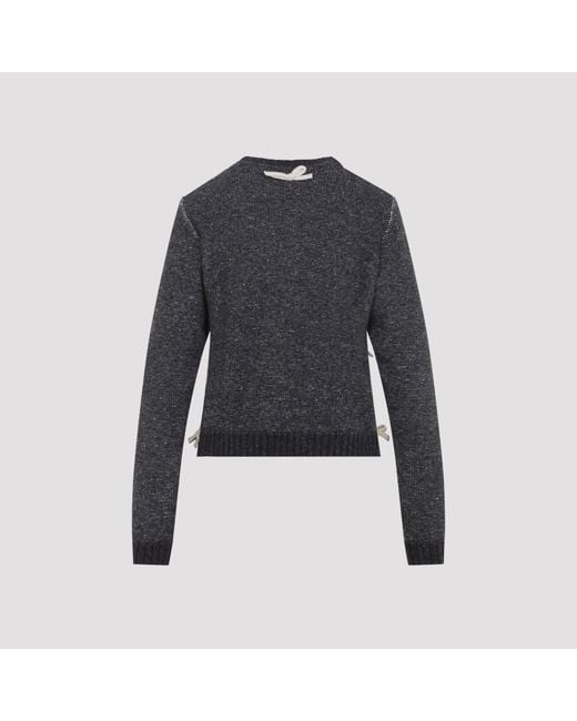 Moschino Black Bow Sweater