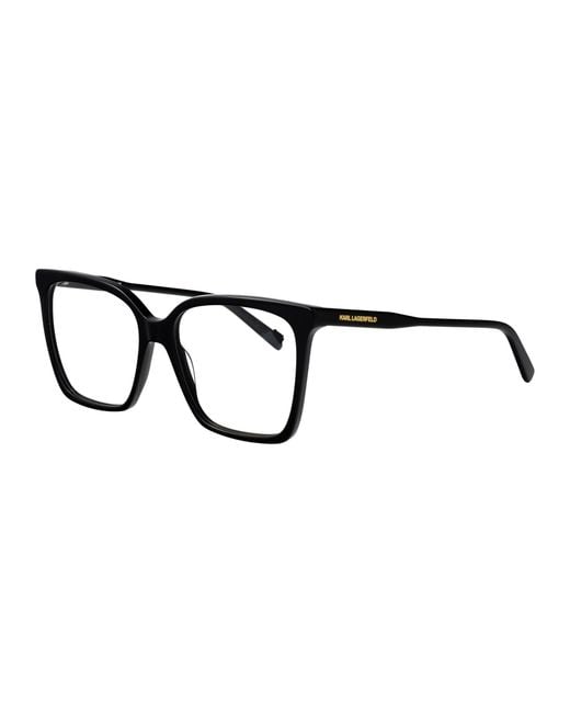 Karl Lagerfeld Black Acetate Glasses