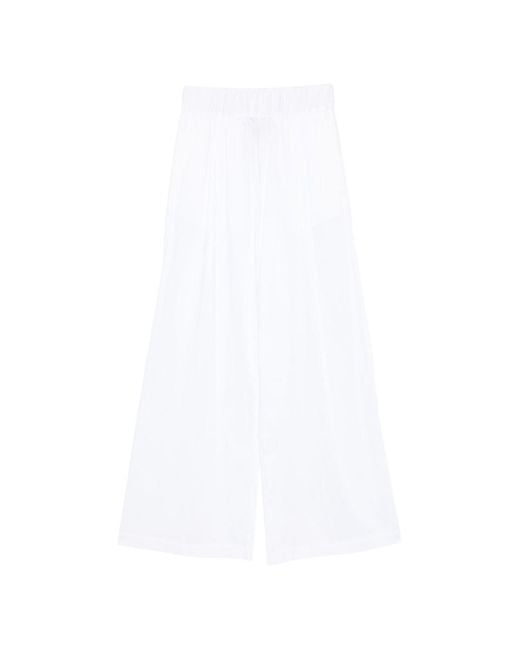 Semicouture White Trousers
