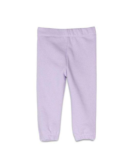 Palm Angels Purple Logo Sweat Pants