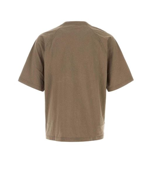 DIESEL Green Mud Cotton Blend T Jussi T Shirt