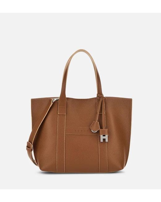 Hogan Brown Script Shopping Klein
