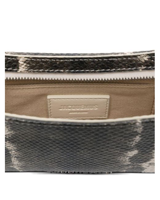 Jacquemus White The Bisou Perle Schultertasche mit Kugelverzierung