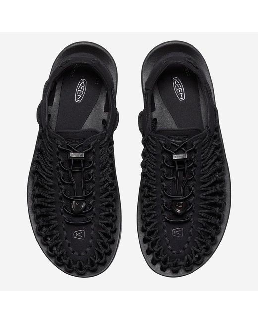Keen Black Uneek Leather Sandals