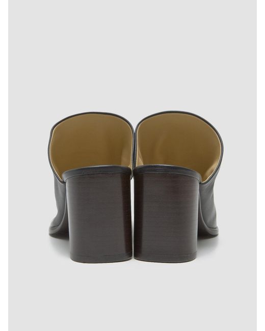Lemaire Black Glove Mules