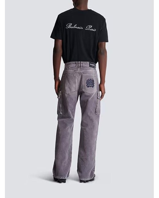 Balmain Gray Balmain Paris for men