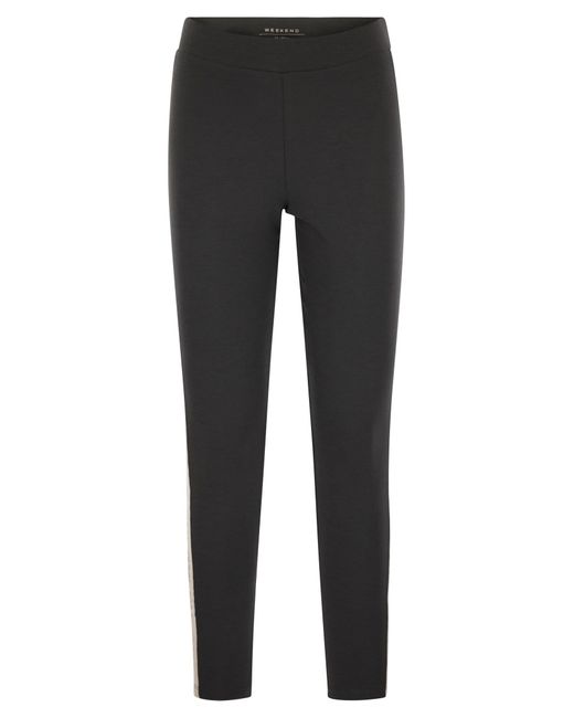 Weekend by Maxmara Gray Basilio Technical Jersey Leggings