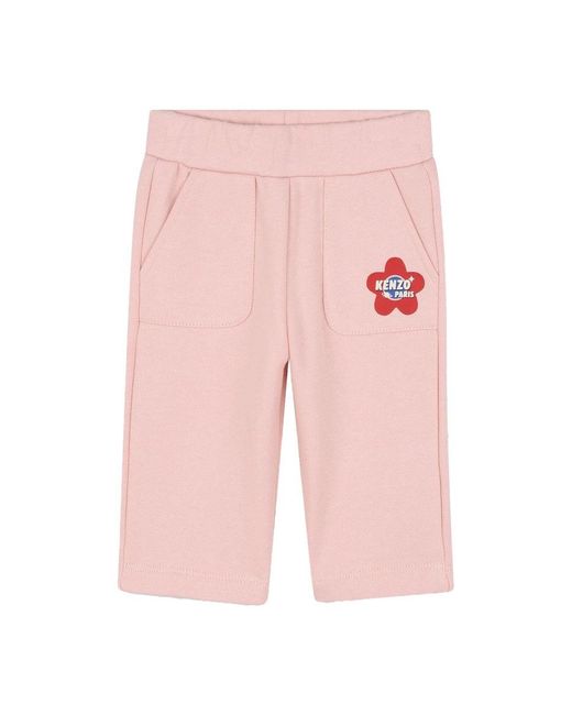 KENZO Pink Sweatshirt With Pants Set