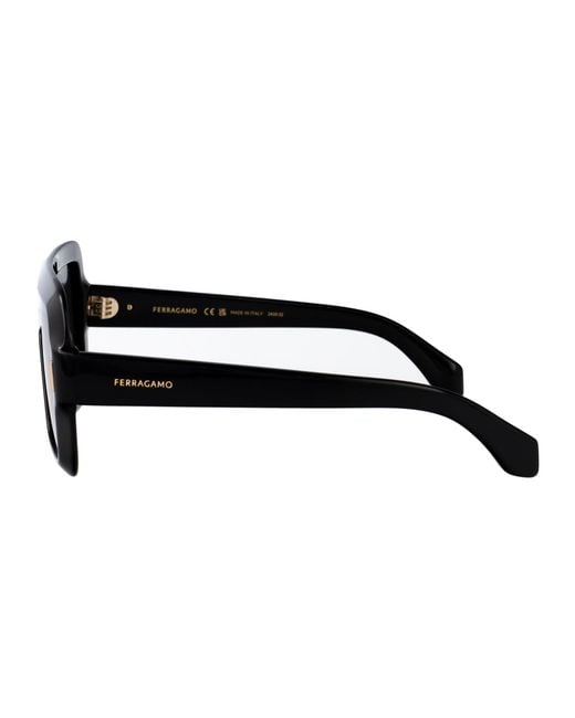 Ferragamo Black Sunglasses
