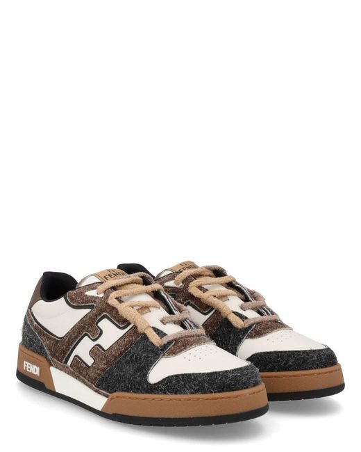 Fendi Brown Sneaker Match"