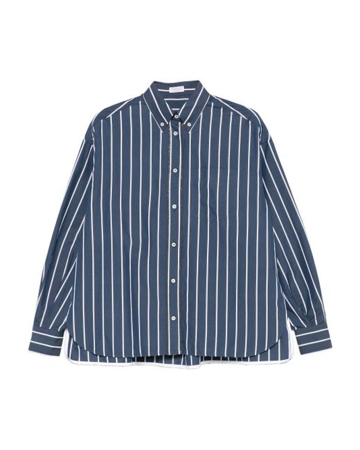 Brunello Cucinelli Shirts in het Blue