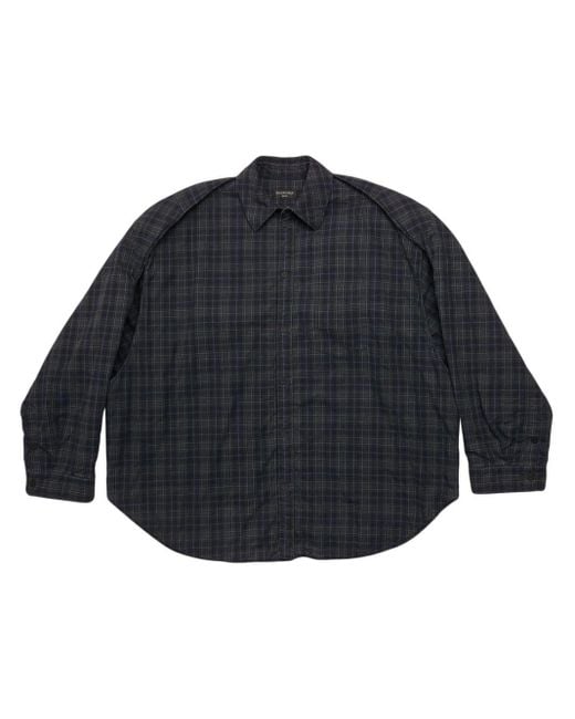 Balenciaga Blue Shirt With Removable Sleeves