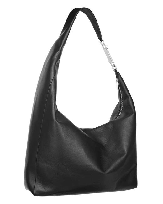 Rick Owens Black Leather Bag