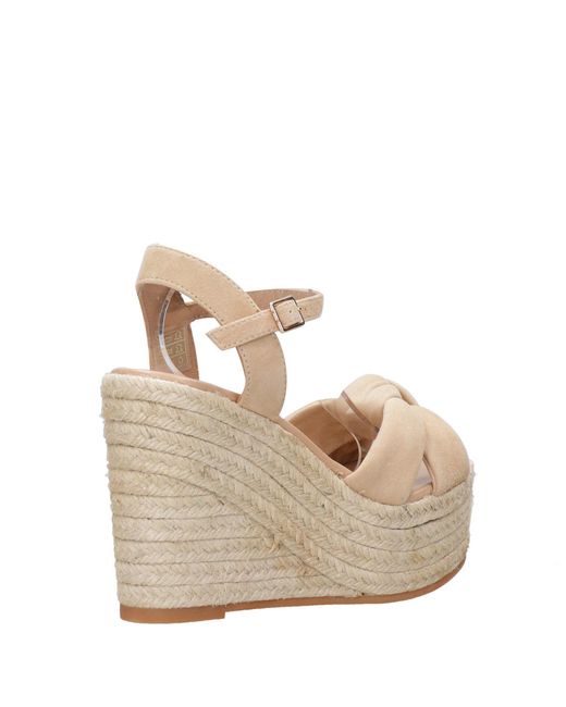 Espadrilles Natural Sandalen Kamel