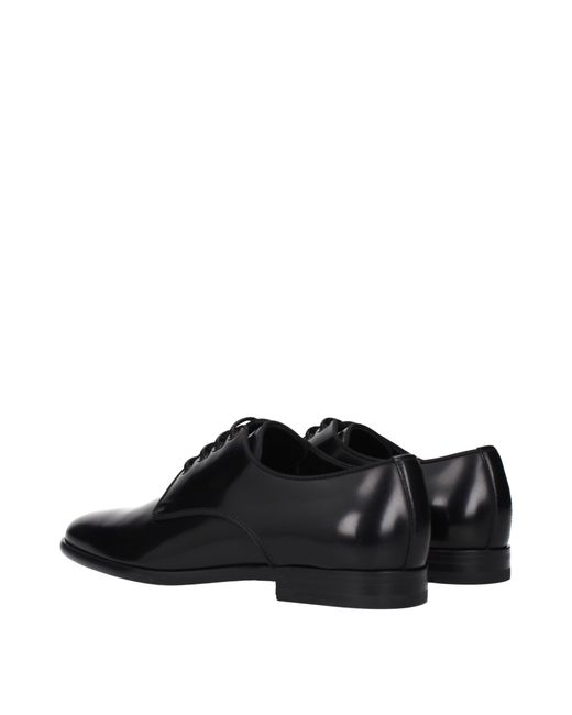 Dolce & Gabbana Black Dolce&Gabbana Derby Leather