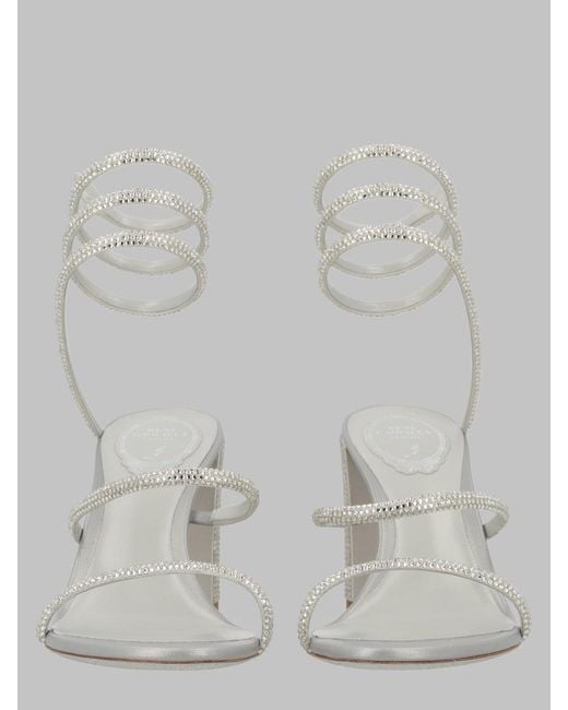 Rene Caovilla Gray Elegant Heels For
