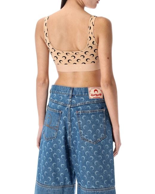 MARINE SERRE Blue Top