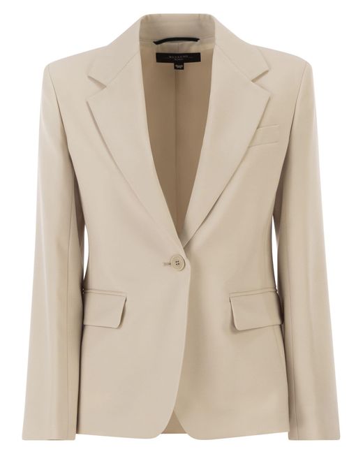 Weekend by Maxmara Wkdlamine Natural Stretch Wool Blazer