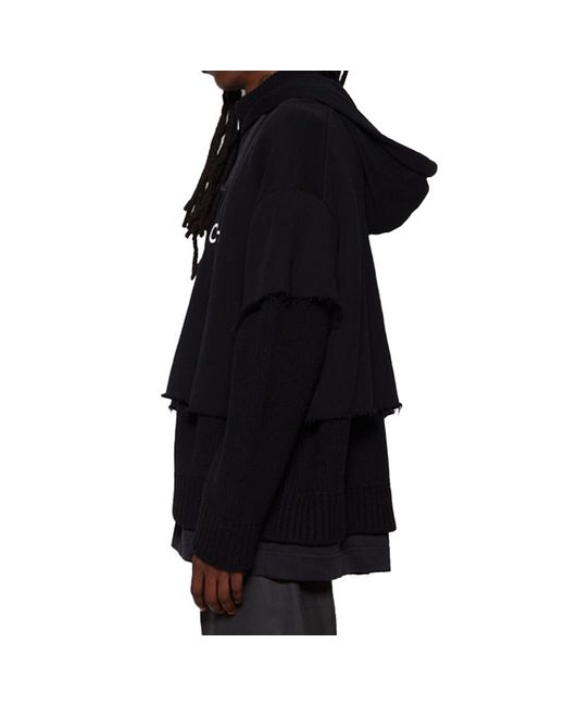 Givenchy Black Zipped Hoodie Sweatshirt for men