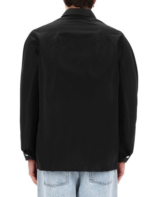 Givenchy Black "Coach" Jacket for men