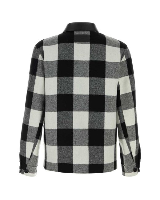 Givenchy Black Embroidered Wool Shirt for men