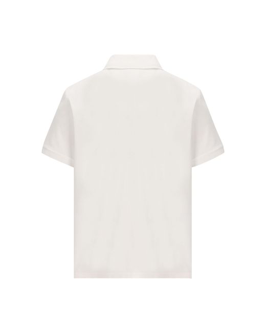 Saint Laurent White Organic Cotton Polo