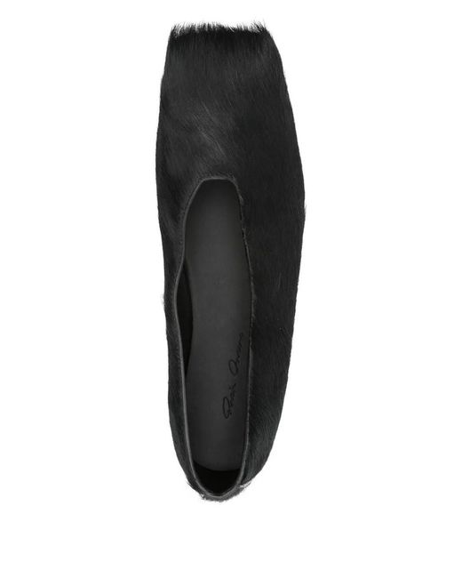 Rick Owens Black “Concordians” Ballerina