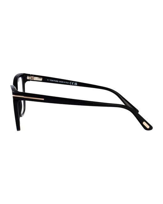 Tom Ford Black Eyeglasses Ft5812-B 001/15/140