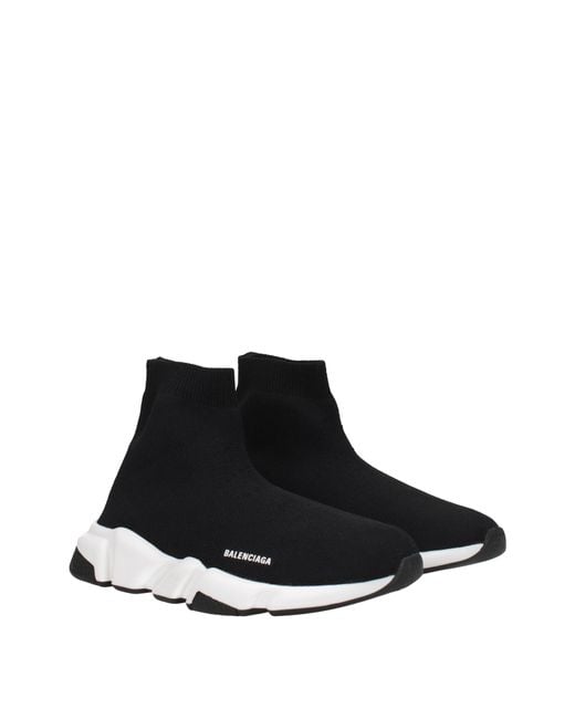 Balenciaga Black Speed Lt Knit Sneakers