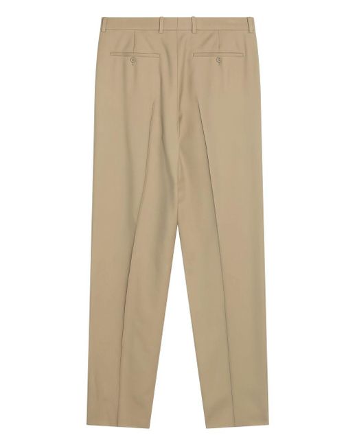 Saint Laurent Wollhose in Natural für Herren