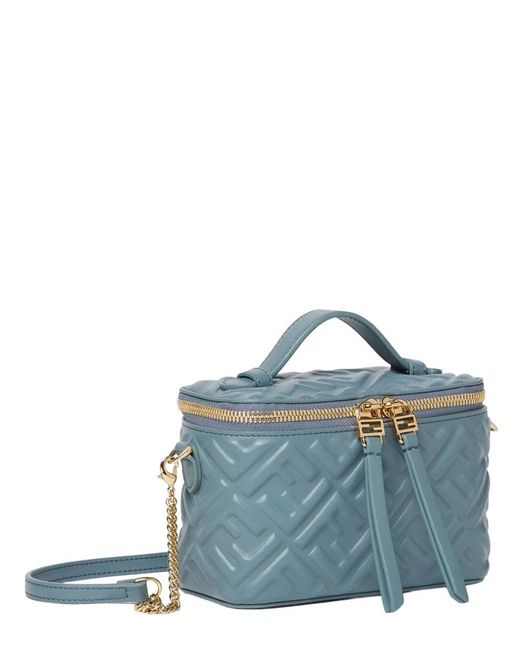 Fendi Blue Vanity Mini Bag