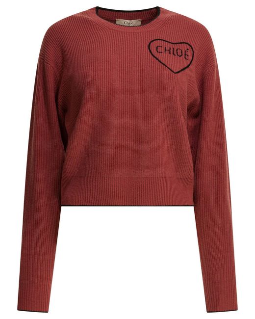 Chloé Gebreide Kleding in het Red