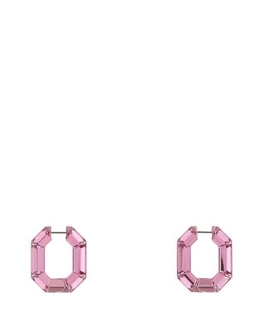Swarovski Pink Crystal Lucent Earrings