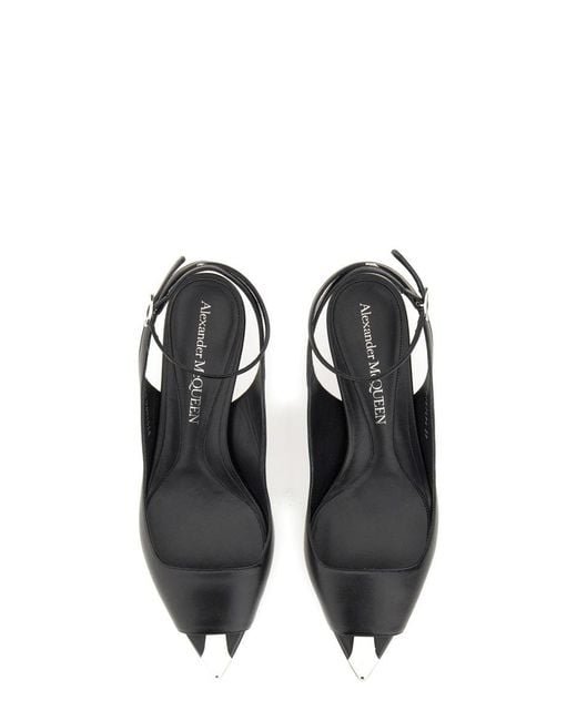 McQueen White Alexander Mc Queen Punk Sandal
