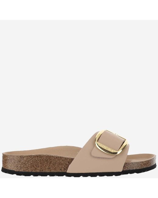 Birkenstock Natural Suede Sandals With Adjustable Straps