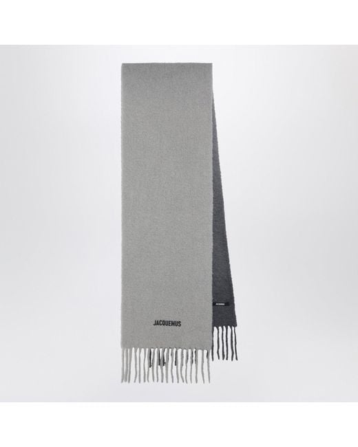 Jacquemus Gray The Moisson Scarf