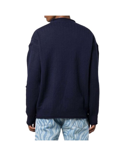 Pull tricoté KENZO pour homme en coloris Blue