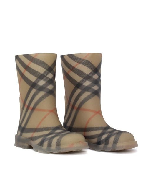 Burberry Brown Kid Boots