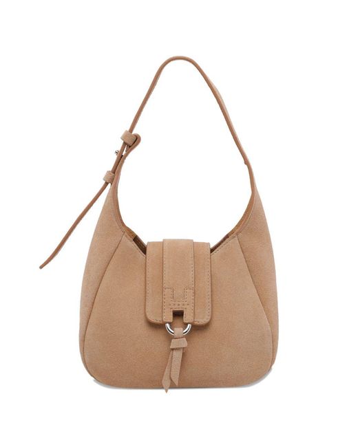 Mini Borsa Hobo di Hogan in White