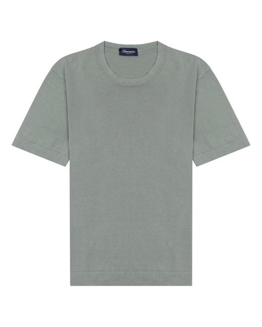 Drumohr Gray T-shirts Green for men