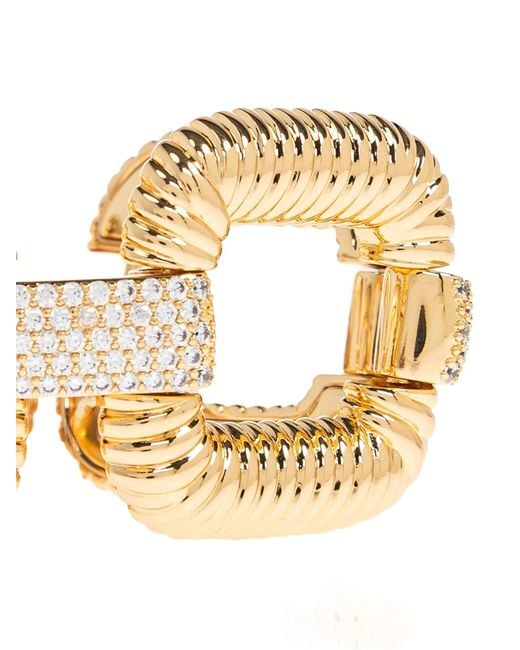 Self-Portrait Metallic Knocker Bracelet