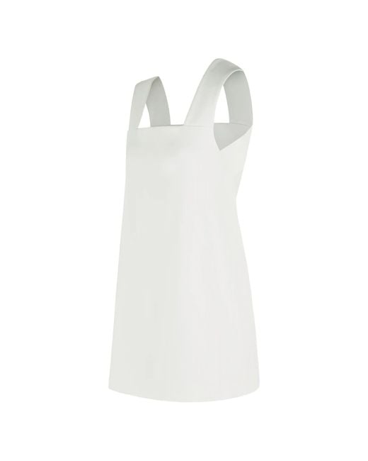 Khaite White Mella Dress